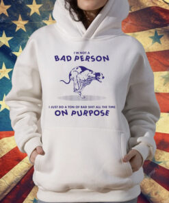 I’m Not A Bad Person I Just Do A Ton Of Bad Shit All The Time On Purpose by Renaissance Man T-Shirt