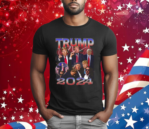 Trump 2024 Rap-Style Republican political T-Shirt