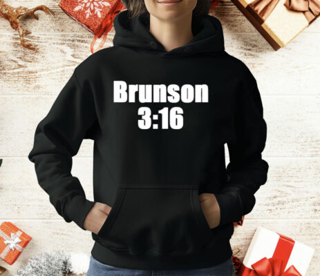 Joe Rogan Brunson 3:16 T-Shirt