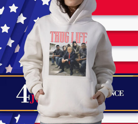 Trump T-Shirt: Thug Life Trump Shirt Convicted Felon T-Shirt