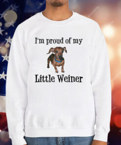 I’m Proud Of My Little Weiner Funny Wiener Dog T-Shirt