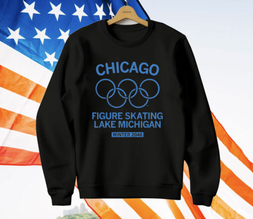 Chicago Figure Skating Lake Michigan T-Shirt