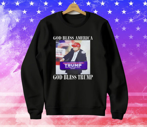 God Bless America God Bless Trump T-Shirt