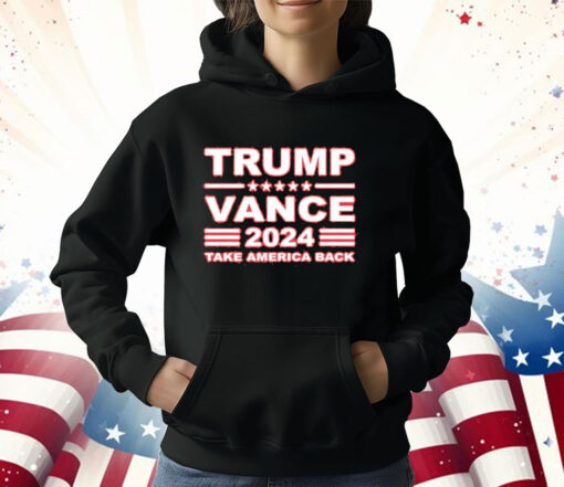 Trump Vance 2024 Take America Back President VP Election T-Shirt