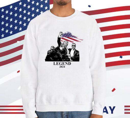 Trump America Flag Printed Sweater T-Shirt