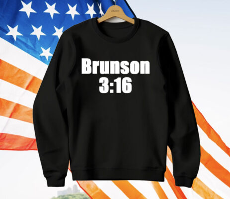 Joe Rogan Brunson 3:16 T-Shirt