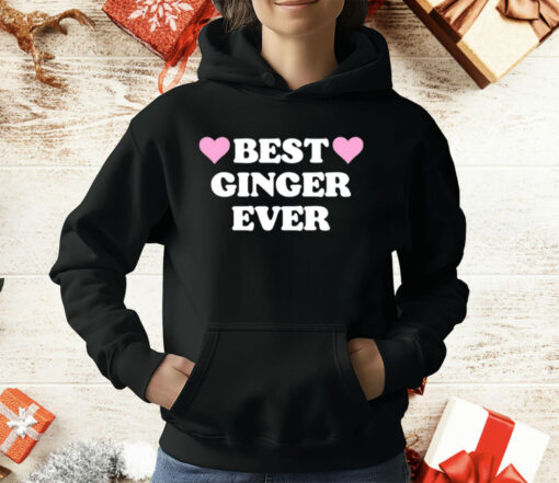 Best Ginger Ever Hearts T-Shirt