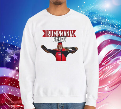 Trumpmania Hulk Hogan Style Shirt, Trump for President 2024 Republican Patriot MAGA Shirt