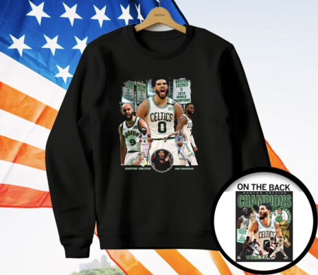 Jayson Tatum Boston Celtics 2024 World Champs T-Shirt