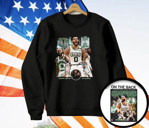 Jayson Tatum Boston Celtics 2024 World Champs T-Shirt