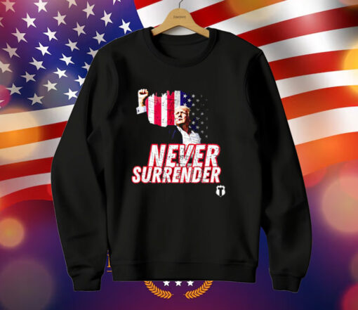 Never Surrender Trump Shooting T-Shirt