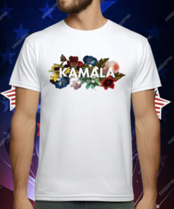 Kamala Harris Vintage Floral Feminine First Female President T-Shirt