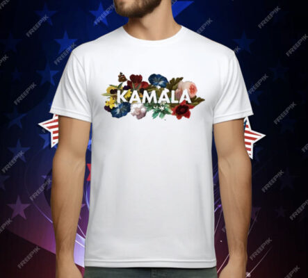 Kamala Harris Vintage Floral Feminine First Female President T-Shirt