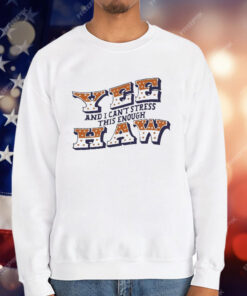 024 country now Yee Haw And I Can’t Stress This Enough T-Shirt