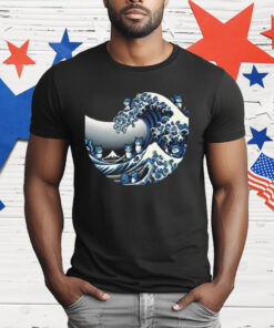 Blue Wave Cat For Kamala T-Shirt