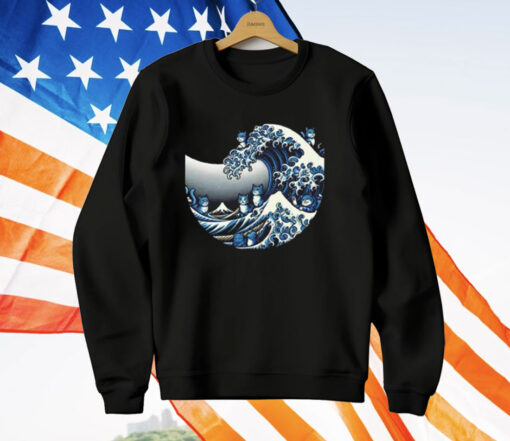 Blue Wave Cat For Kamala T-Shirt