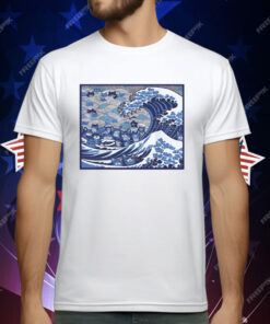 Blue Wave Cat For Kamala T-Shirt