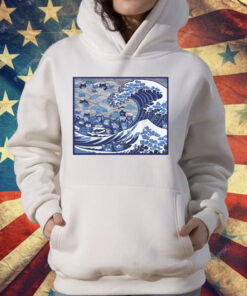 Blue Wave Cat For Kamala T-Shirt