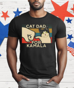 Cat Dad For Kamala T-Shirt