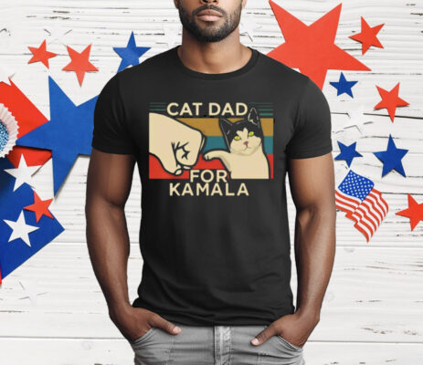 Cat Dad For Kamala T-Shirt