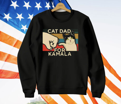 Cat Dad For Kamala T-Shirt