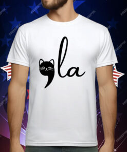 Comma La Cat Lady Kamala Harris T-Shirt