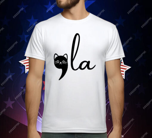 Comma La Cat Lady Kamala Harris T-Shirt