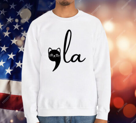 Comma La Cat Lady Kamala Harris T-Shirt