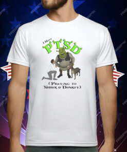 I Have PTSD Praying To Shrek And Donkey T-Shirt