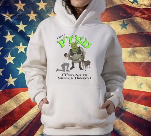 I Have PTSD Praying To Shrek And Donkey T-Shirt