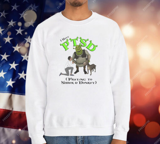 I Have PTSD Praying To Shrek And Donkey T-Shirt