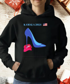 Kamala Harris For President 2024 High Heel Crushed MAGA T-Shirt