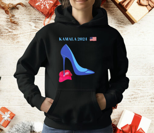 Kamala Harris For President 2024 High Heel Crushed MAGA T-Shirt