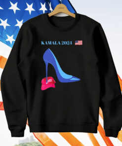 Kamala Harris For President 2024 High Heel Crushed MAGA T-Shirt