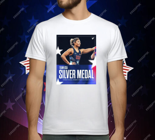 Kennedy Blades Team USA Silver Medal Women’s Wrestling Freestyle 76kg Olympic Paris 2024 T-Shirt