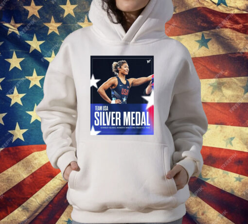 Kennedy Blades Team USA Silver Medal Women’s Wrestling Freestyle 76kg Olympic Paris 2024 T-Shirt