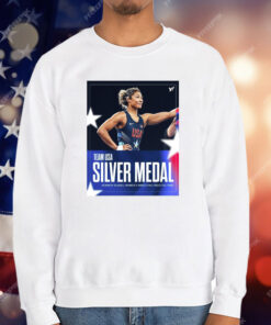 Kennedy Blades Team USA Silver Medal Women’s Wrestling Freestyle 76kg Olympic Paris 2024 T-Shirt