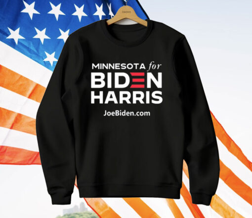 Lucas Sanders Minnesota For Biden Harris Joebiden.Com T-Shirt