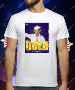 Lydia Ko Gold Medal Women’s Golf Paris Olympic 2024 Poster T-Shirt