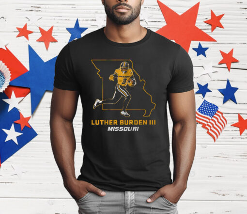 Mizzou Football Luther Burden III State Star T-Shirt