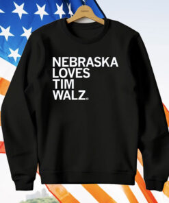 Nebraska Loves Tim Walz T-Shirt