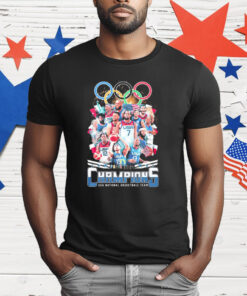 Olympic Champions USA National Basketball Team Paris 2024 Winner T-Shirt