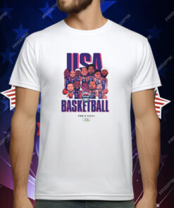 Olympic Paris 2024 Team USA Men’s Basketball Champions T-Shirt