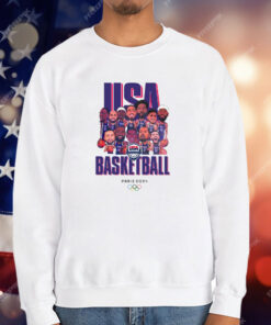 Olympic Paris 2024 Team USA Men’s Basketball Champions T-Shirt