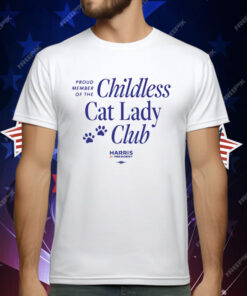 Proud Member Of The Childless Cat Lady Club T-Shirt