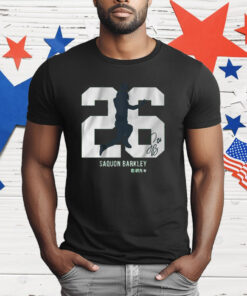 Saquon Barkley Action Number Silo T-Shirt