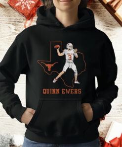 Texas Football Quinn Ewers State Star T-Shirt