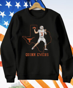 Texas Football Quinn Ewers State Star T-Shirt