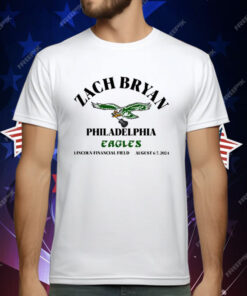 Zach Bryan Philadelphia Eagles Lincoln Financial Field August 6 7 2024 T-Shirt