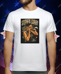 tephen Curry USA Night Night Olympic Paris 2024 Signature Painting T-Shirt